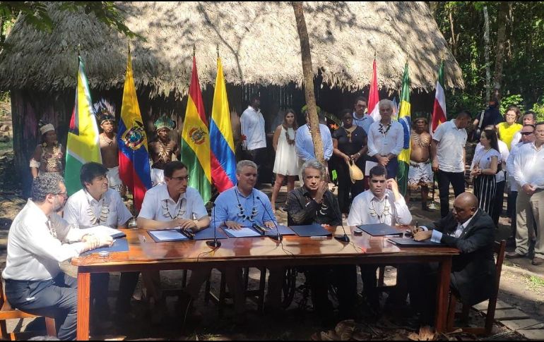 Para la preservación de la naturaleza 7 país sudamericanos se unieron para comprometer a sus gobiernos a evitar los males que enfrenta el denominado pulmón del mundo. TWITTER / @presidenciaperu