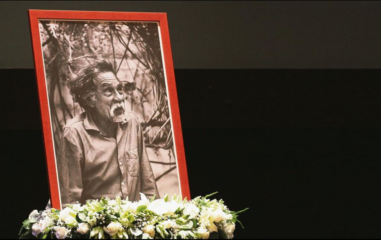 Ayer, desde las 13:00 horas, se realizó un homenaje a Francisco Toledo, en el Teatro Macedonio Alcalá. NTX