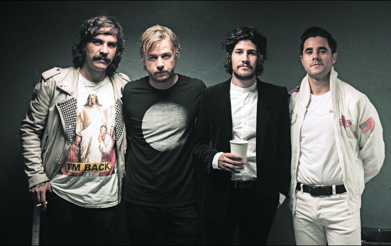 La banda se alista para abrir el concierto de The Cure. CORTESÍA