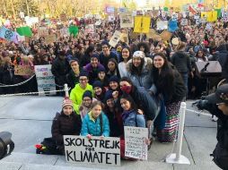 La ambientalista sueca fue ignorada por las autoridades de la provincia y generó una manifestación de signo contrario. Ambas manifestaciones se desarrollaron sin incidentes. TWITTER / @GretaThunberg