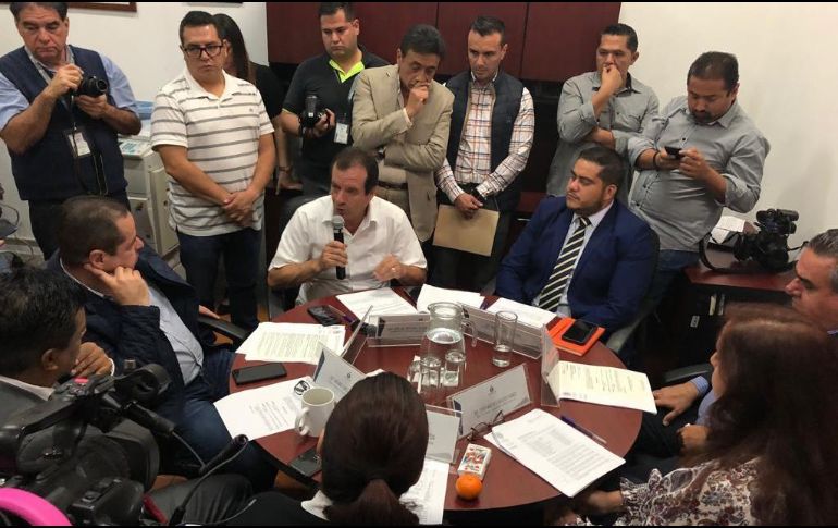 Diputados de la Comisión de Administración analizan ajustes a su presupuesto 2019 para formalizar los cambios de objetivos de gastos. EL INFORMADOR / R. Rivas