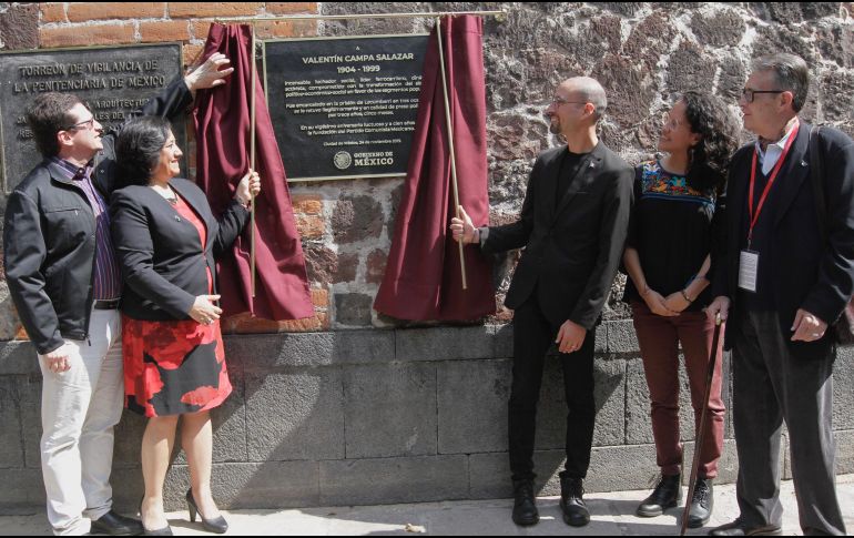 Esta placa es una de las acciones de reconocimiento que el Gobierno federal brindará a Valentín Campa. NTX/A. Guzmán