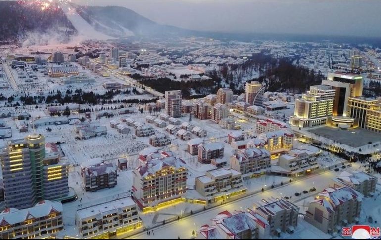 Samjiyon se supone que acoja a 4.000 mil familias, aunque no hay señal de que viva nadie ahí ahora mismo. GETTY IMAGES