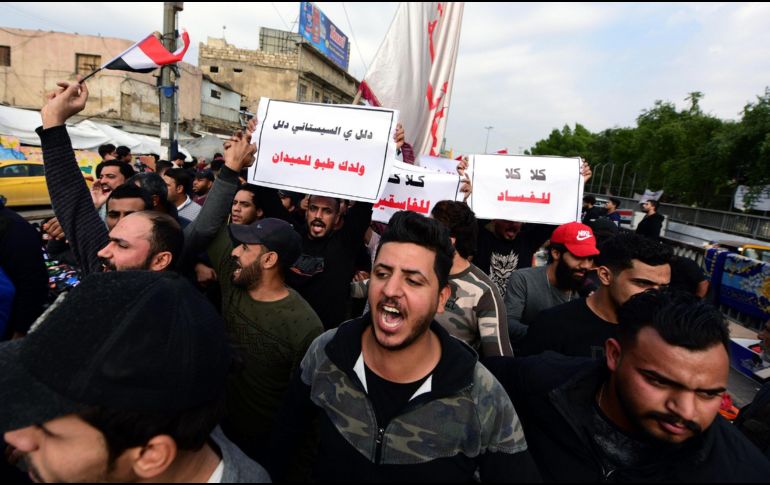 En las concentraciones multitudinarias, los participantes exigen mejores servicios públicos, más oportunidades económicas y el fin de la corrupción. EFE/M. Lateef