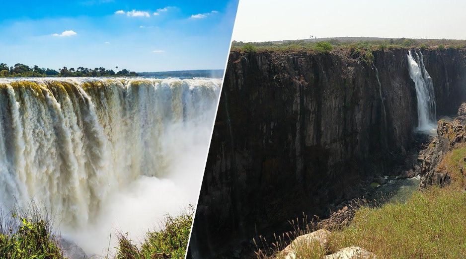 Autoridades locales indican que los niveles de agua cayeron en un 50 por ciento para alcanzar la depresión más baja en 40 años. TWITTER/@itsTonderai