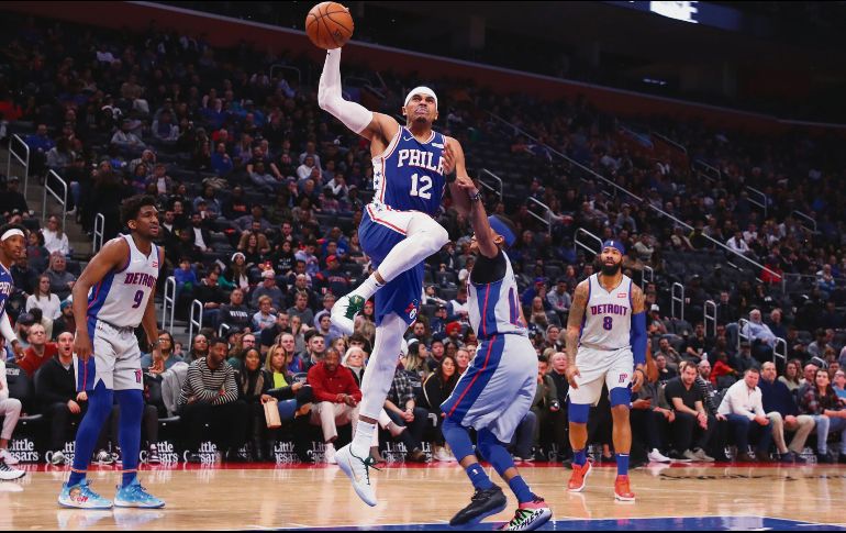 Acertado. Tobias Harris fue el líder anotador de los Sixers. AFP