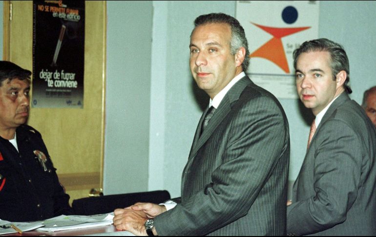 Juan Ramón Collado (i) fue detenido en julio del año pasado y está acusado de lavado de dinero y delincuencia organizada. NTX/ARCHIVO