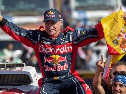 Sainz tomó la punta desde la tercera jornada y desde entonces conservó el liderato al lograr cuatro victorias de etapa. EFE / A. Pain