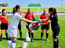 Las comandadas por Christopher Cuéllar (D) deseaban terminar con un triunfo esta copa, en la que acabaron en la tercera posición, por debajo de Finlandia y Croacia. TWITTER / @miseleccionmx