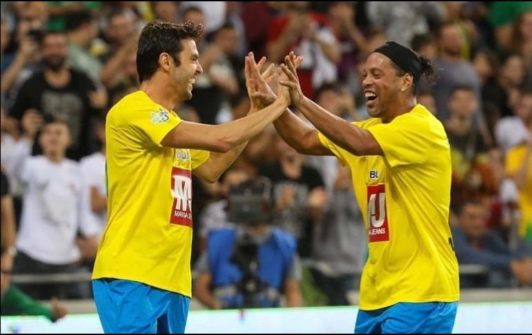 El exmediocampista del Real Madrid vivió con el exastro blaugrana la obtención del campeonato mundial en Corea-Japón 2002, cuando derrotaron en la final a Alemania. INSTAGRAM / @kaka