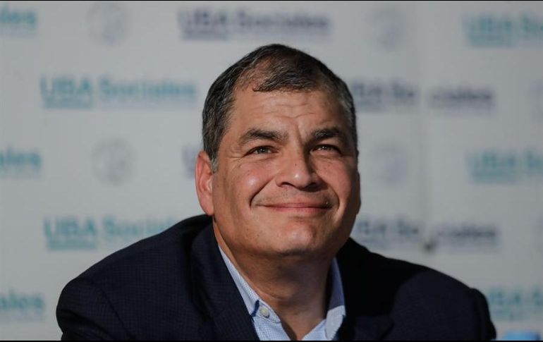 Rafael Correa, que reside en Bélgica y se encuentra prófugo de la justicia, ha calificado 