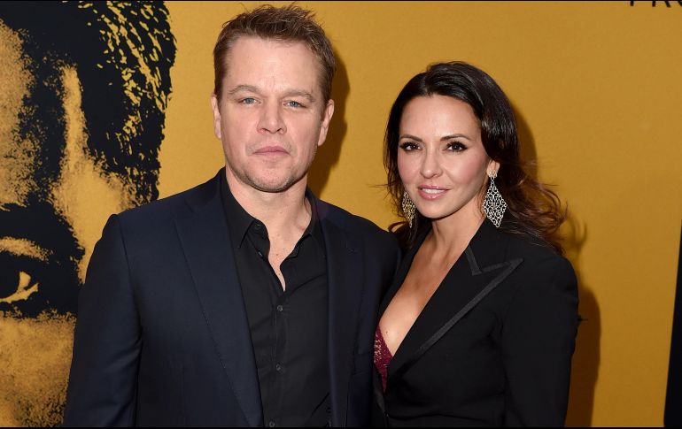 Matt Damon agradeció a los médicos de primera línea. AFP / ARCHIVO