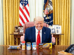 La imagen que promociona la marca Goya podría suponer una violación de las leyes éticas para empleados federales. INSTAGRAM/realdonaldtrump