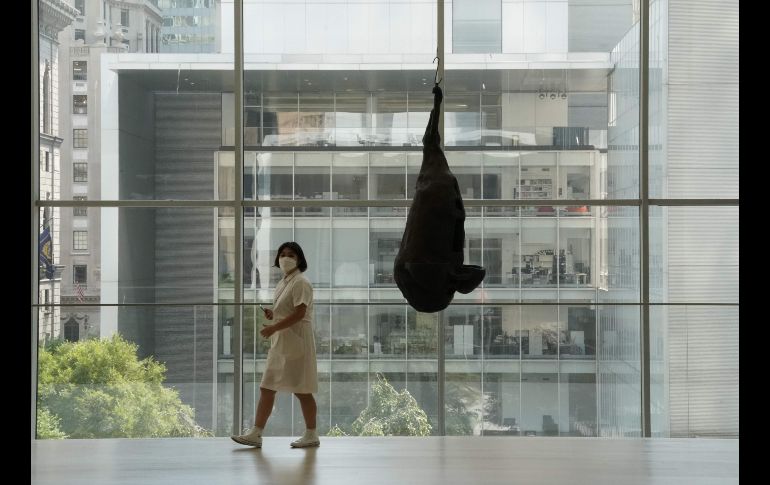 El museo solo admite a 100 visitantes por hora que deben registrarse por internet. AFP / T. A. Clary