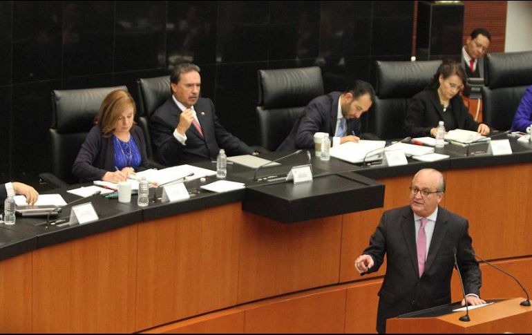 Además de Graco Ramírez (c), fueron citados los extitulares de la Secretaría de Hacienda, Adriana Flores Garza y Jorge Michell Luna. NTX/ARCHIVO