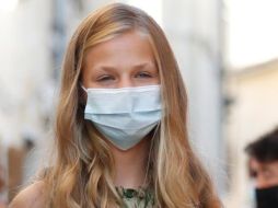 La heredera de la Corona española debería permanecer aislada dos semanas, al igual que el resto de compañeros de su curso. EFE / ARCHIVO