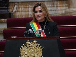 Áñez cayó de un tercer lugar a un cuarto con un 10% de la preferencia del voto en las encuestas. EFE/ARCHIVO