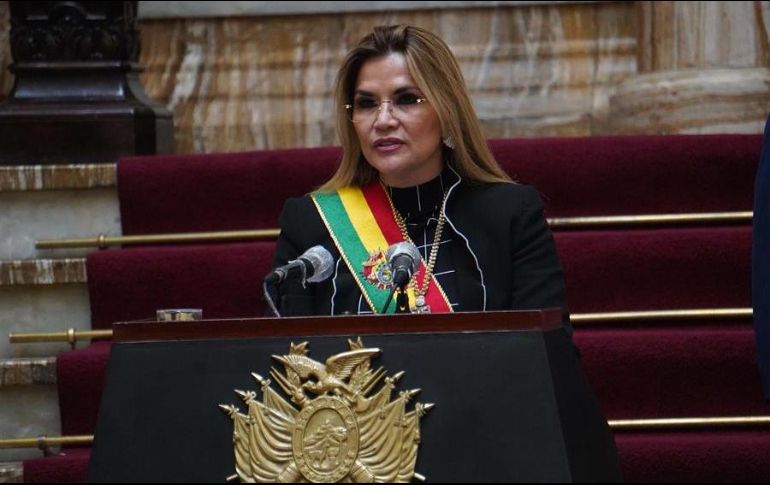 Áñez cayó de un tercer lugar a un cuarto con un 10% de la preferencia del voto en las encuestas. EFE/ARCHIVO