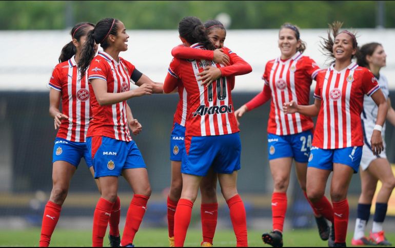 Con este triunfo en la Ciudad de México, el Guadalajara llegó a 19 puntos. TWITTER / @ChivasFemenil