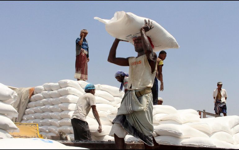 La PMA es la organización humanitaria más grande del mundo que se ocupa del hambre y promueve la seguridad alimentaria, y en 2019 brindó asistencia a cerca de 100 millones de personas en 88 países. AP/H. Issa