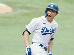 TALISMÁN. Corey Seager conectó un cuadrangular solitario en la primera entrada y lució a la defensiva para que el campeón de la Liga Nacional se defina hoy. AP • C. Compton