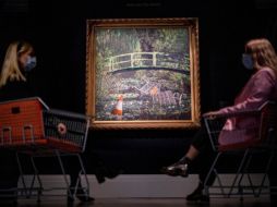 Banksy, cuyo nombre real no se ha confirmado, comenzó su carrera pintando con aerosol en edificios de Bristol, Inglaterra. AFP / T. Akmen