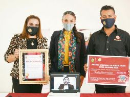 VIRTUAL Autoridades de la Secretaria de Cultura de Jalisco y Federal, además del municipio de Cocula, entregaron el preimo por medio de una videoconferencia. CORTESÍA