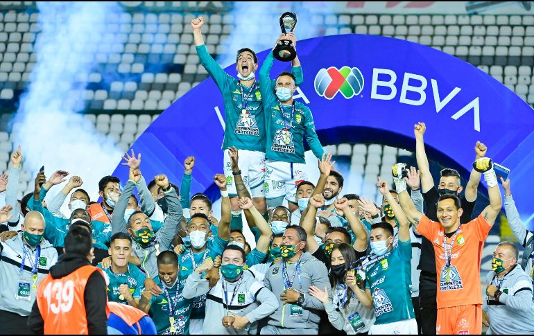 CAMPEONES. Los Panzas Verdes consiguieron su octavo título en el futbol mexicano. IMAGO7