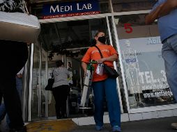 En promedio a nivel nacional un tanque de oxígeno de 10 mil litros está a la venta en 855 pesos. EL INFORMADOR / F. Atilano