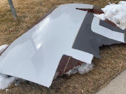 Algunos de los escombros cayeron en Commons Park y en los vecindarios de Northmoor y Red Leaf. EFE//Broomfield Police Departmen