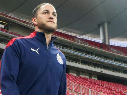 Zapopan, Jalisco, 13 de febrero de 2021. durante el juego a puerta cerrada de la jornada 6 del torneo Guard1anes Clausura 2021 de la Liga BBVA MX, entre Chivas Rayadas del Guadalajara y Rayos del Necaxa, celebrado en el estadio Akron. Foto: Imago7/ Fabian Meza
