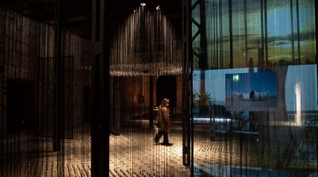 El proyecto colectivo de México presenta “Desplazamientos”, en el que se muestra la contribución de la arquitectura mexicana contemporánea al mundo. AFP/M. Bertorello