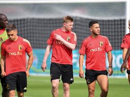 Selección de Bélgica. Los ''Diablos Rojos'' sellarán su billete a octavos en caso de victoria este jueves. AFP / J. Thys