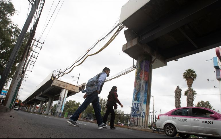 Claudia Sheinbaum reiteró que investigar la responsabilidad penal del accidente corresponde a la Fiscalía y no a su Gobierno. AP / M. Ugarte