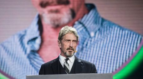 John fue fundador de McAfee Associates, en 1987. AFP/F. Dufour