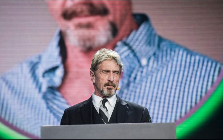 John fue fundador de McAfee Associates, en 1987. AFP/F. Dufour