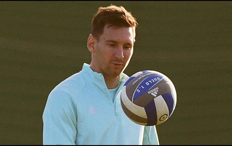 El capitán de la Albiceleste no ha podido conseguir algo con la Albiceleste mayor. AFP/C. De Souza