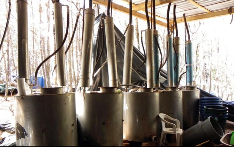 Autoridades detallaron que han destruido pistas de aterrizajes clandestinas, antenas ilegales de comunicación, un espacio, al parecer utilizado como laboratorio para elaborar droga sintética y aseguraron un arma y vehículos. NTX / ARCHIVO