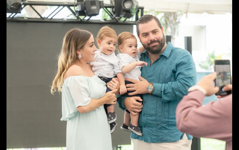 Sofía Inman, Emir Kur, Farid Kuri y Édgar Kuri. GENTE BIEN JALISCO/ JORGE SOLTERO