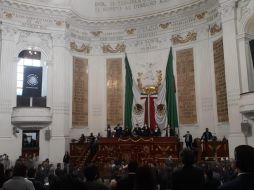 La toma de protesta se realizó ante el pleno del Congreso de la Ciudad de México. TWITTER@Congreso_CdMex