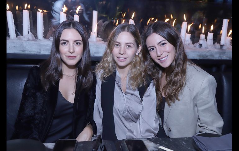 Sofia Hoyos, Regina González y Paty Garciarce. GENTE BIEN JALISCO/ CLAUDIO JIMENO