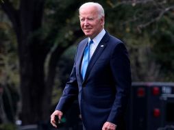 Joe Biden comentó que, según la información que tenía, Bill Clinton estaba recuperándose de su infección. EFE/O. Contreras