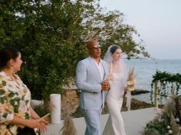 Meadow contrajo matrimonio y Diesel fue el responsable de entregarla simbólicamente en la ceremonia. INSTAGRAM/@meadowwalker