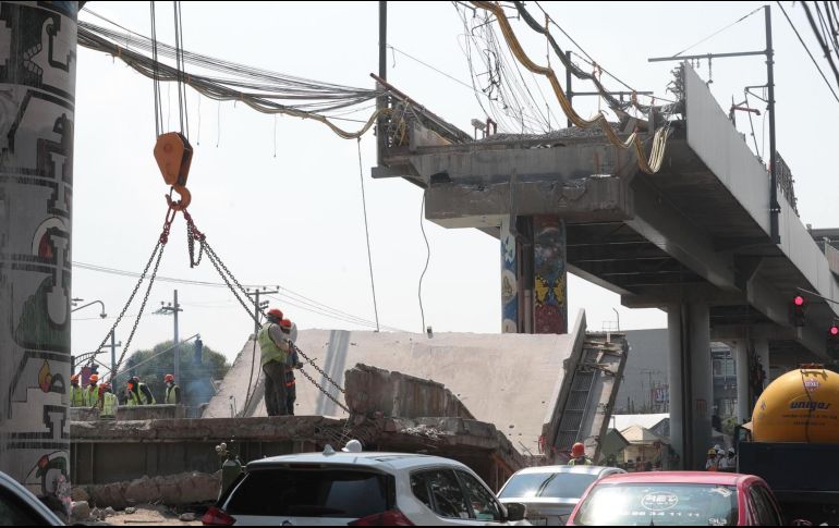 Grupo Carso firmó un convenio de colaboración y acuerdo reparatorio para realizar trabajos de rehabilitación del tramo colapsado. SUN/Archivo