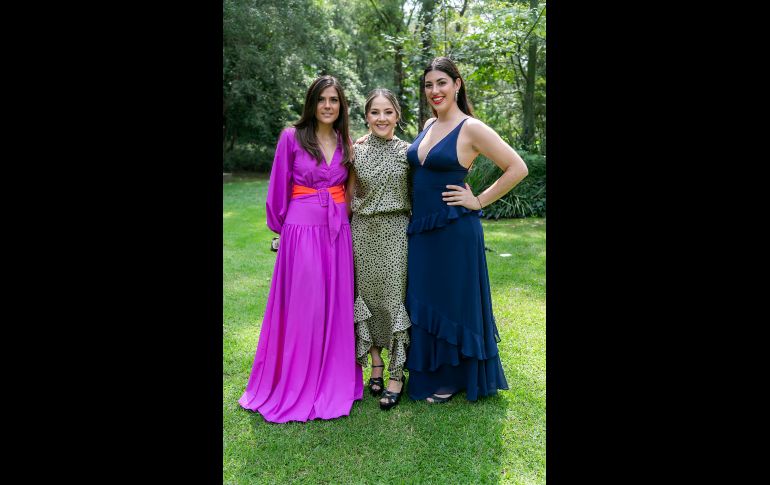 Dafne López, Mariana Barragán y Tatiana Martínez. GENTE BIEN JALISCO/JORGE SOLTERO