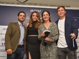Abraham Ancer, Gaby López, Lorena Ochoa y Carlos Ortiz. GENTE BIEN JALISCO/MARIFER RACHED