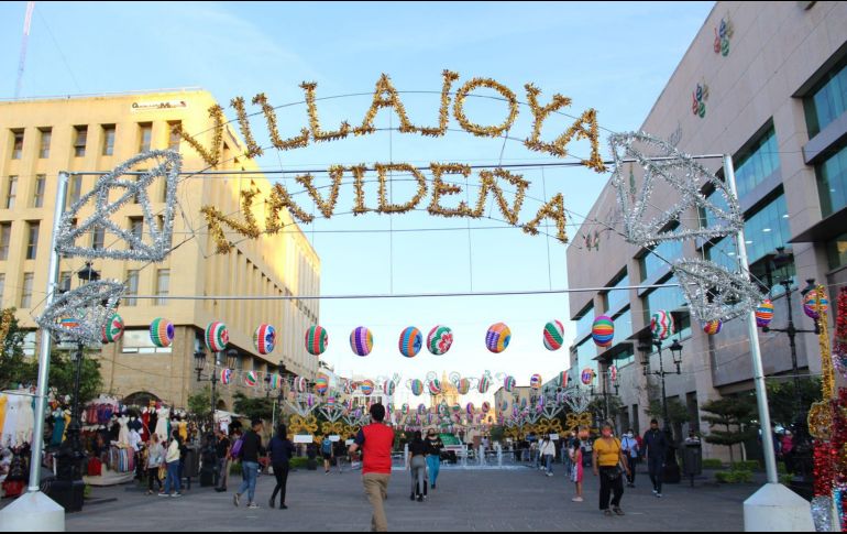 Disfruta de las calles de la Plaza Tapatía en esta temporada. ESPECIAL/CÁMARA DE JOYERÍA JALISCO.