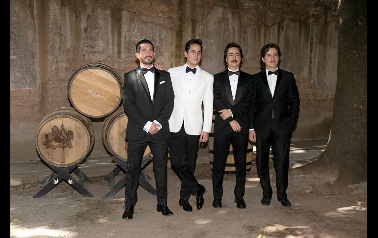 Juan Pablo, Rodrigo, Catu y Fernando Mora. GENTE BIEN JALISCO/JORGE SOLTERO