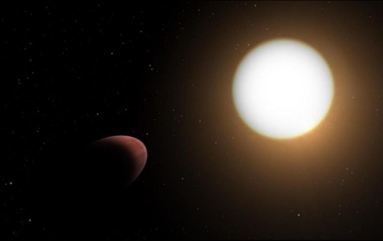 El exoplaneta WASP-103b es un planeta gigante gaseoso con casi el doble del tamaño de Júpiter. EFE / ARCHIVO