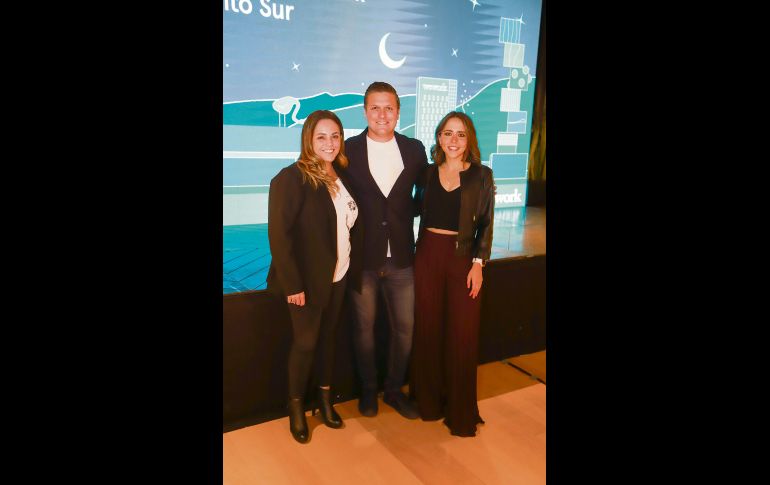 Cristina Sancen, Álvaro Villar y Paulina González. GENTE BIEN JALISCO/ANTONIO MARTÍNEZ